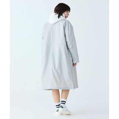 撥水　ナイロンタフタ　スタンドカラーユーティリティコート