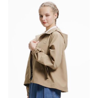 ＜LACOSTE＞インパーテッドプリーツ　Ａラインマウンテンパーカー