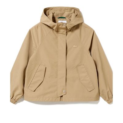 インパーテッドプリーツ Aラインマウンテンパーカー | LACOSTE