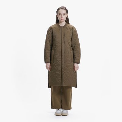 【美品】ラコステ ウールコート 中綿入り 裏地キルティング グレー ウェーブキルトロング中綿コート | LACOSTE/ラコステ | 三越伊勢丹