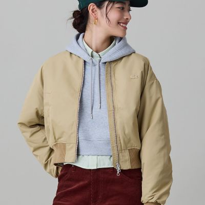 ラコステ　MA-1 クロップド MA－1ジャケット | LACOSTE/ラコステ | 三越伊勢丹