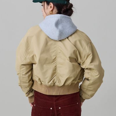 クロップド MA－1ジャケット | LACOSTE/ラコステ | 三越伊勢丹