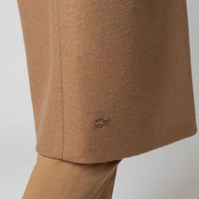ニットメルトンロングコート