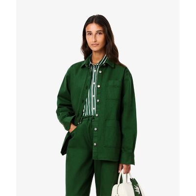 ＜LACOSTE＞ウィメンズワーク　デニムシャツジャケット　／　カバーオール