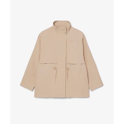 ＜LACOSTE＞撥水　防風　ワッシャー加工　オーバーサイズ　ワイドスリーブ　スタンドジャケット