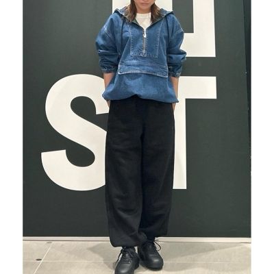 ラコステ デニムアノラック パーカー 38 オーバーサイズデニムアノラックパーカー | LACOSTE/ラコステ