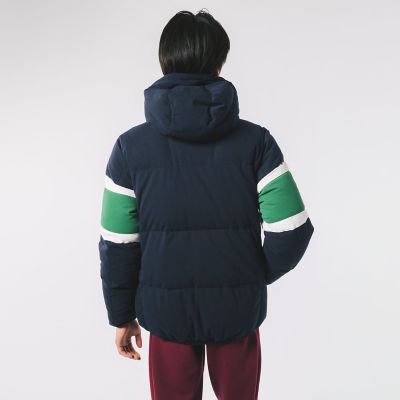 12,300円早い者勝ち！LACOSTE 鹿の子素材ダウンジャケット