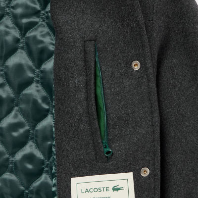 美品】完売品 LACOSTE ラコステ ウールブレンドスタジアムジャケット M  