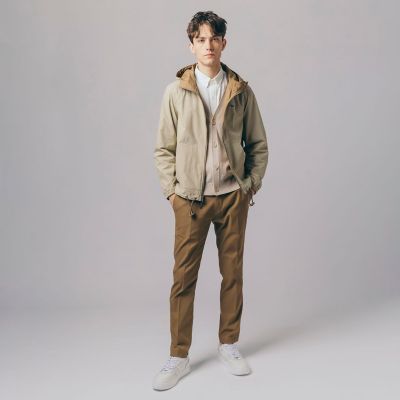 リバーシブルフードジャケット