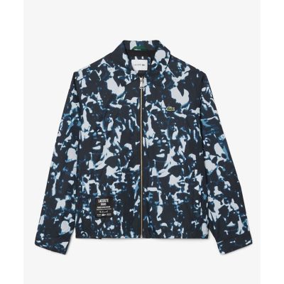 LACOSTE/ラコステ 撥水 防風 メッシュライニング オールオーバーテクニカルジップジャケット