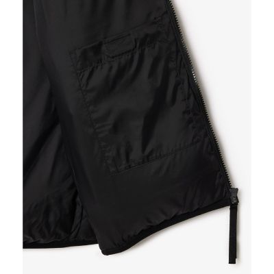 撥水　バックステッチダウンベスト　／　スタンドジップダウン