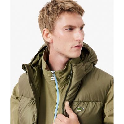 撥水　バックステッチダウンベスト　／　スタンドジップダウン