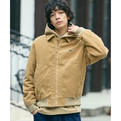 パデッドモールスキンジャケット ／ 中綿ブルゾン | LACOSTE/ラコステ