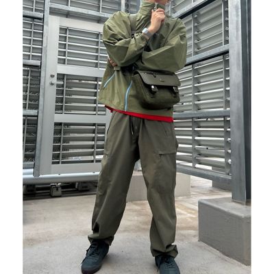 ラッセルノ 撥水 ジップアップ ブルゾン カラフル ナイロンジャケット メンズ 新品 バガーチ ラッセルノ ゴルフ パネルカラー ブルゾン セットアップ