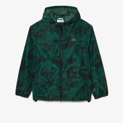 Ｌａｃｏｓｔｅ ｘ Ｎｅｔｆｌｉｘ』 総柄ジップアップジャケット 