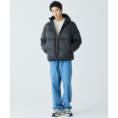 撥水 バックステッチ スタンドカラー フーデッドダウン