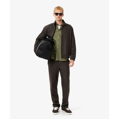 と*う様 90-'s ウールブレンド ハリントンジャケット チャコールブラック SPLIT WOOL HARRINGTON JACKET スプリットウール ハリントン