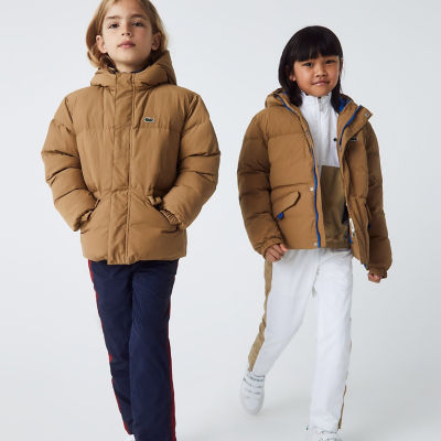 ＜LACOSTE＞ＫＩＤＳバックステッチパフジャケット