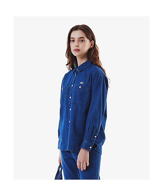 ダブルポケットデニムシャツ | LACOSTE/ラコステ | 三越伊勢丹 ダブルポケットデニムシャツ | LACOSTE/ラコステ | 三越伊勢丹
