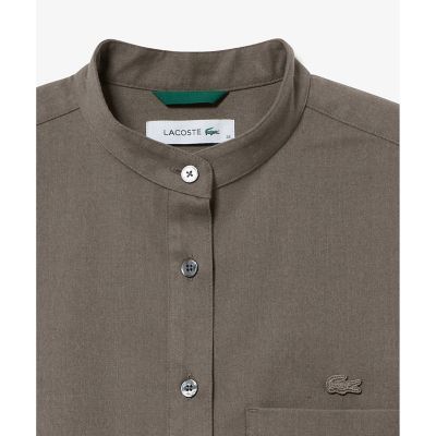 ロングカフススタンドカラーシャツ | LACOSTE/ラコステ | 三越伊勢丹