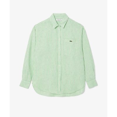 楽天市場】ラコステ リネン ボタンダウン シャツ LACOSTE CH5667