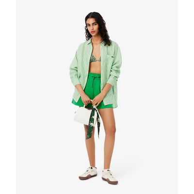 リネンストライプオーバーサイズシャツ | LACOSTE/ラコステ
