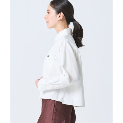 デニムクロップドシャツ | LACOSTE/ラコステ | 三越伊勢丹オンライン