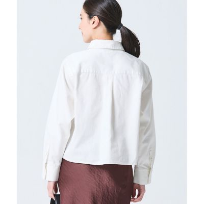 デニムクロップドシャツ | LACOSTE/ラコステ | 三越伊勢丹オンライン
