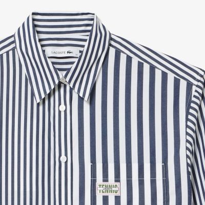 ラコステ×バンディエ 切り替えストライプシャツ | LACOSTE