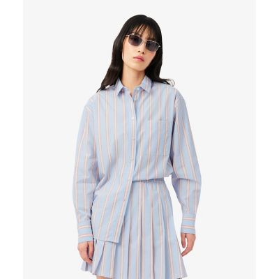 オーバーサイズストライプポプリンシャツ | LACOSTE/ラコステ | 三越 