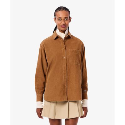 オーバーサイズコーデュロイシャツ | LACOSTE/ラコステ | 三越伊勢丹