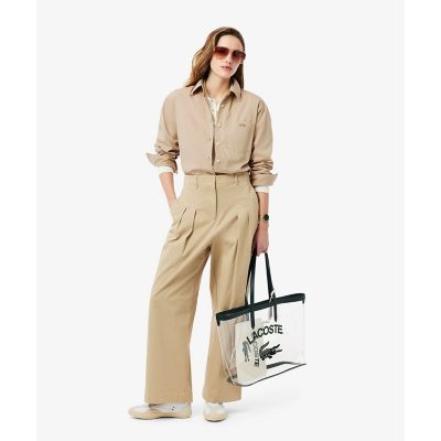 クロップド丈　ウエストシャーリングシャツ　ショートブルゾン