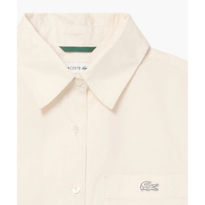 クロップド丈　ウエストシャーリングシャツ　ショートブルゾン