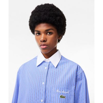ストライプクレリックシャツ | LACOSTE/ラコステ | 三越伊勢丹