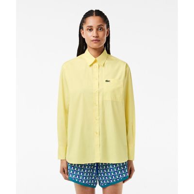 ＜LACOSTE＞ライトウェイト　コットンポプリン　長袖シャツ