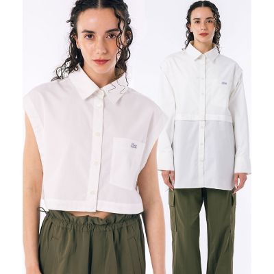 ４ＷＡＹデザイン　ボリュームスリーブ　ロングシャツ