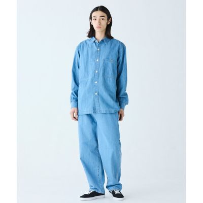 コットンリネンデニムシャツジャケット