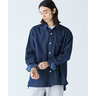 ＜LACOSTE＞コットンリネンデニムシャツジャケット