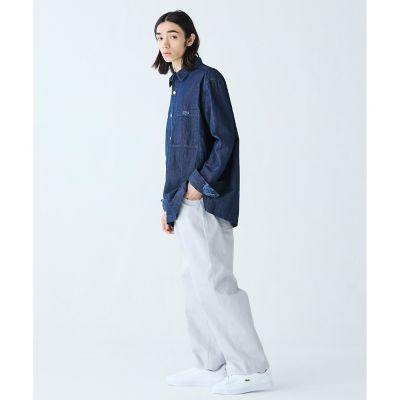 コットンリネンデニムシャツジャケット