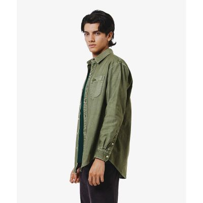 ウォッシュドヘリンボーンネルシャツ | LACOSTE/ラコステ | 三越伊勢丹