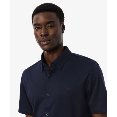スリムフィットミニマル半袖ボタンシャツ | LACOSTE/ラコステ | 三越