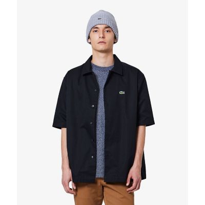 LACOSTE/ラコステ シルクブレンドオープンカラーシャツ