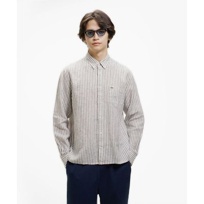 リネンストライプシャツ | LACOSTE/ラコステ | 三越伊勢丹オンライン