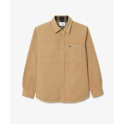無地？チェックリバーシブルシャツ