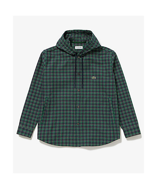オーバーサイズ フード付き シャツブルゾン | LACOSTE/ラコステ オーバーサイズ フード付き シャツブルゾン | LACOSTE/ラコステ
