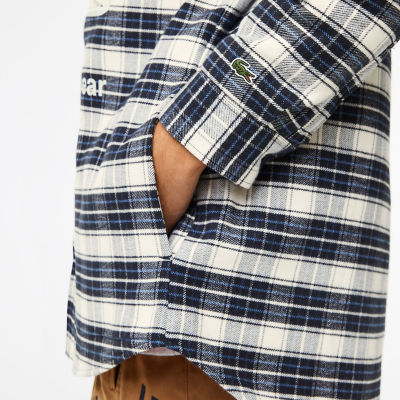 オーバーサイズプリントフランネルシャツジャケット | ファッション 