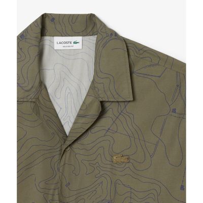 シーズナルテキスタイルオープンカラーシャツ | LACOSTE/ラコステ