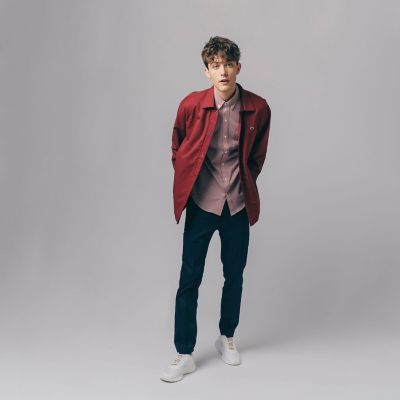 ＜三越伊勢丹/公式＞【SALE】LACOSTE/ラコステ プレーン×バッファローチェックリバーシブルシャツアウター ワインレッド コート・ジャケット【三越伊勢丹/公式】