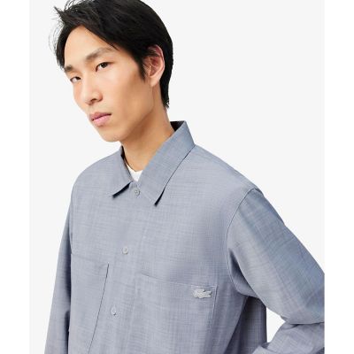 ウールブレンドオーバーサイズシャツジャケット | LACOSTE/ラコステ