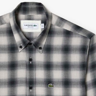 ウールブレンドフランネルチェックシャツ | LACOSTE/ラコステ | 三越 